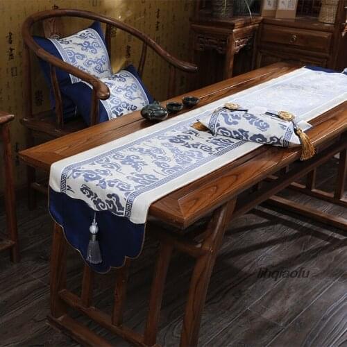 Modern Chinese table runners Dining table TV cabinet coffee table cloth bed flag runner table