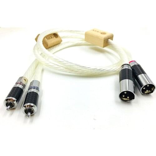 High Quality Nordost Odin 2RCA to 2XLR Cable Hi-end Rca Male to Xlr Male Audio Cable