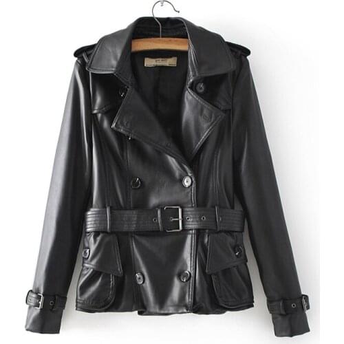 Женские кожаные куртки Zary Daisy China At AliExpress