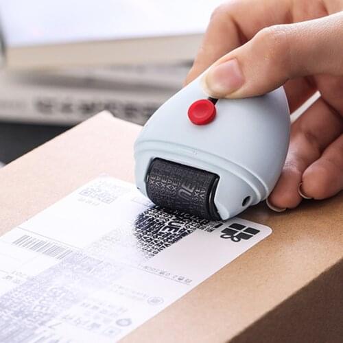 2 in 1 Security Roller Stamp for Privacy Confidential Data Guard Your ID Information Eliminator Message Data Theft Protection