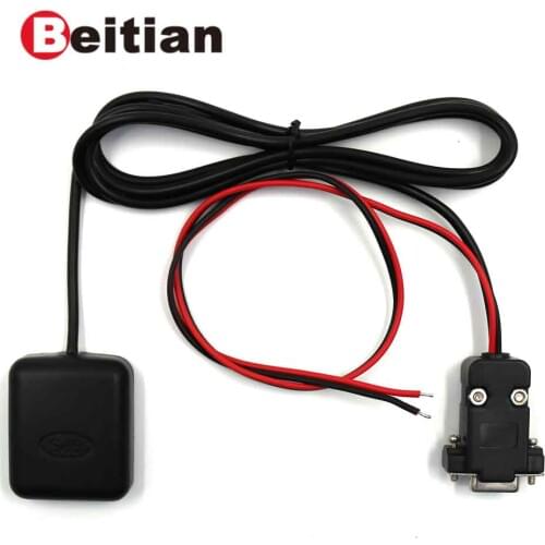 BEITIAN RS232 DB-9 Female+Power Cable GNSS receiver Dual GPS+GLONASS receiver,9600,NMEA,4M FLASH,2.0M,BN-82DN