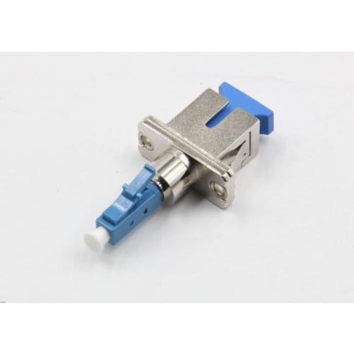 Free Shipping 2pcs/lot Fiber Optic SC LC Adapter SC UPC Female to LC UPC Male Singlemode Hybrid Adapter Connector