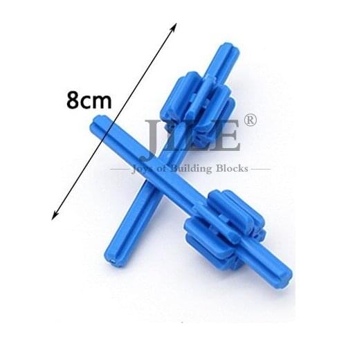 Big Building Blocks Parts 5 Long Shaft Gear Large Particles Technic Bricks Accessories Science and Technology Mechanical Toys