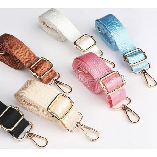 1.3m Long Shoulder Bag Strap Fashion Wide Replacement Strap For Bags Nylon Woman Messenger Accessories Bag Straps