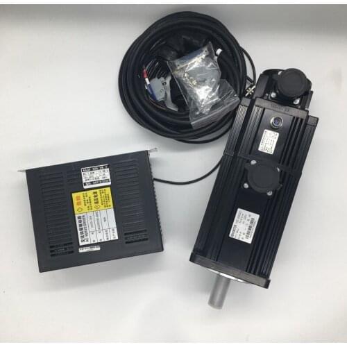 1.8KW NEMA42 110mm Flange 1800W 220V 3000R/Min AC Servo Kits with Holding Brake CNC Constant Torque MODbus RS485 RS232