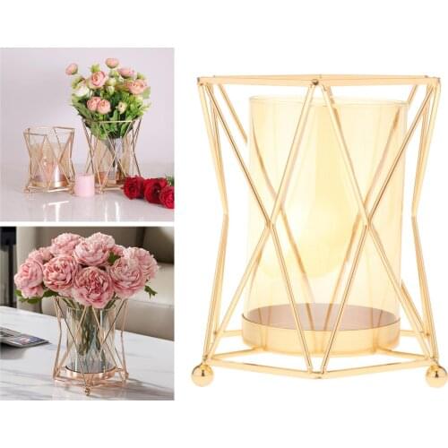 Geometric Votive Candle Holders Candelabra Wedding Dining Table Centerpiece