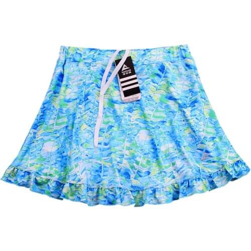 Girls Short Dress High Waist Tennis Skirt Uniform with safe Shorts.Printed Tennis sport skirts skorts for women, badminton skirt