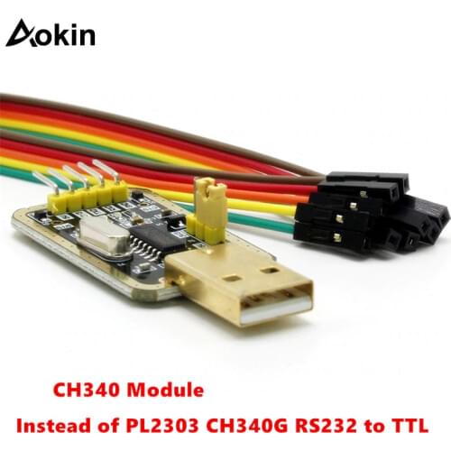 CH340 Module Instead of PL2303 CH340G RS232 to TTL Module Upgrade USB to Serial Port In Nine Brush Plate for arduino Diy Kit