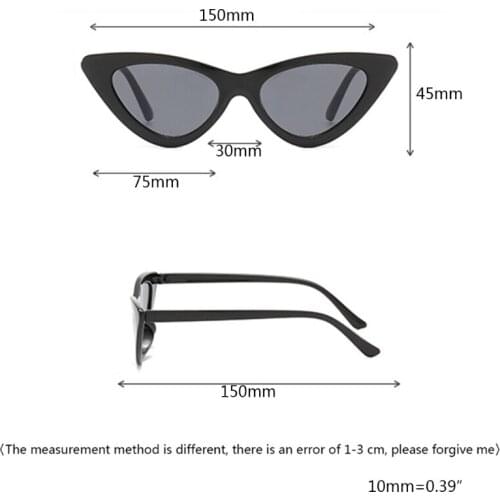 T3ED Women Sexy Retro Cat Eye Sunglasses UV400 Eyeglasses Sun Protection Glasses Eyewear Shades for Female
