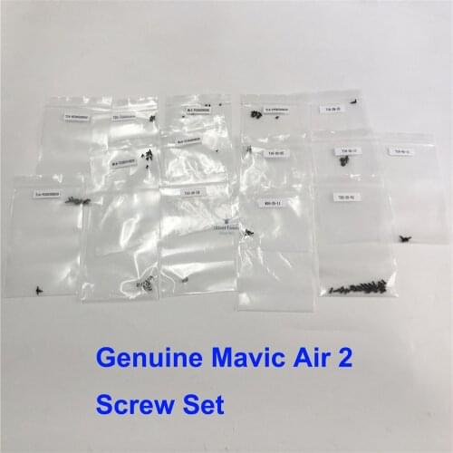 Original and brand new DJI Mavic Air 2 Screw Set Aircraft Screws Kit Spare Parts for Drone Replacing Repair Replacement