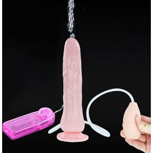 Realistic Ejaculating Dildo Vibrator Multispeed Vibration G spot Squirting Dildo Fake Penis Dick Bullet Vibrator Sex Products
