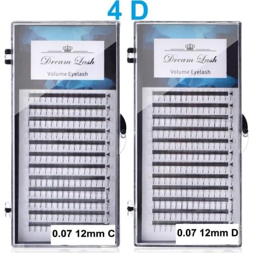 4D Volume Eyelashes Premade Russian Cluster Fans False Eyelash Extension Premium Mink Lash Makeup Tool Time Saving Lashes