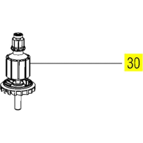 Armature Rotor For METABO RW18LTX120 310012290