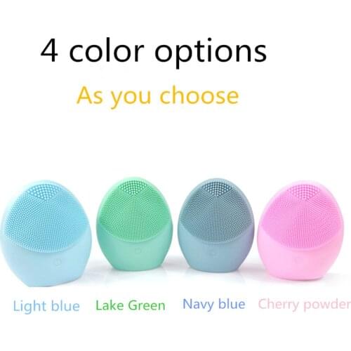 Silicone Face Cleansing Brush Pores Oil-Control Electric Cleansing Instrument Skin Deep Washing Massage Care Cleaner Brushes