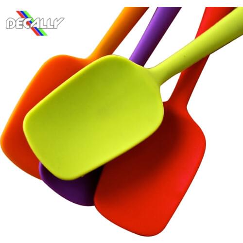 Silicone Cake Scraper Baking Tool Edible Non-stick Oil, Silicone Spatula, Rubber Shovel, Baking Tool High Temperature Resistance