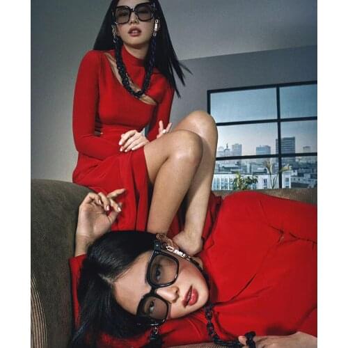 2020 New Brand ku style fashion star same mens sunglasses UV-resistant women aviation personalized sunglasses Oculos De Sol