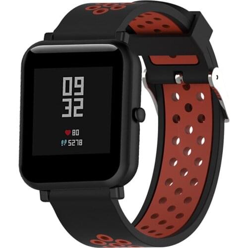 Sport Wristband For Amazfit Bip Watch Strap Silicone bracelet Watchband For Xiaomi Huami Amazfit Bip Youth Watch accessories