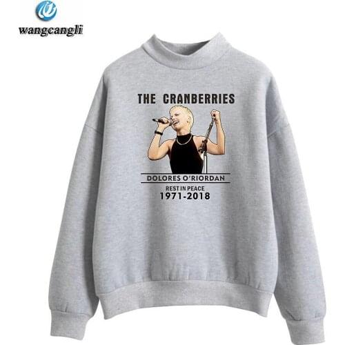The cranberries Dolores O'Riordan Turtleneck Hoodie Sweatshirts Women Oversize Hoodies harajuku Casual Sweatshirt 4xl tracksuit