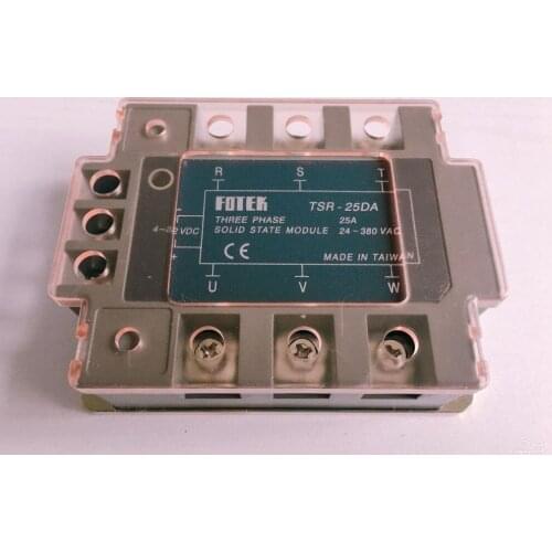 TSR-25DA TSR-40DA TSR-60DA TSR-75DA TSR-100DA Three-phase SSR input 4-32V DC load 24-380V AC