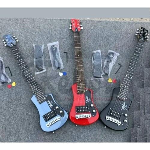 Weifang Rebon 6 string Mini Travel Electric Guitar in Three colours