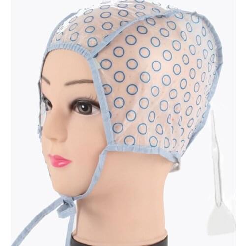 1/2/5Pcs Hair Dyeing Cap + Hook Brush Silicone Cap Coloring Highlighting Tinting Cover Protector DIY Home Use Salon Hair Tools