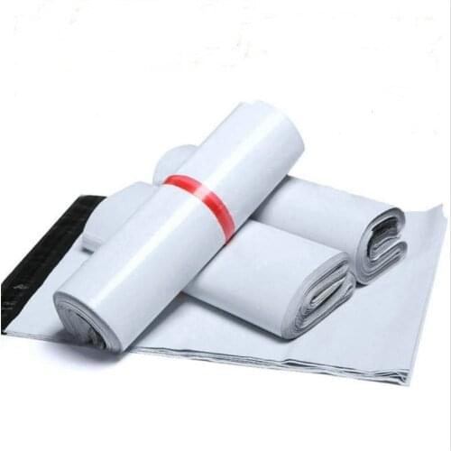 20pcs Economic Self-adhesive Post Mailing Envelope Pouches White Plastic Express Bags 17*26+4cm