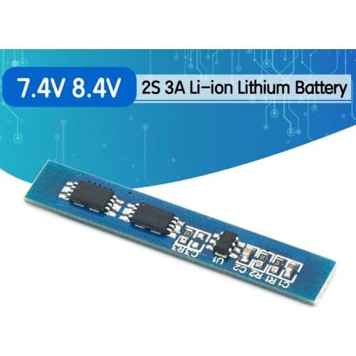 2S 3A Li-ion Lithium Battery 7.4v 8.4V 18650 Charger Protection Board bms pcm for li-ion lipo battery cell pack