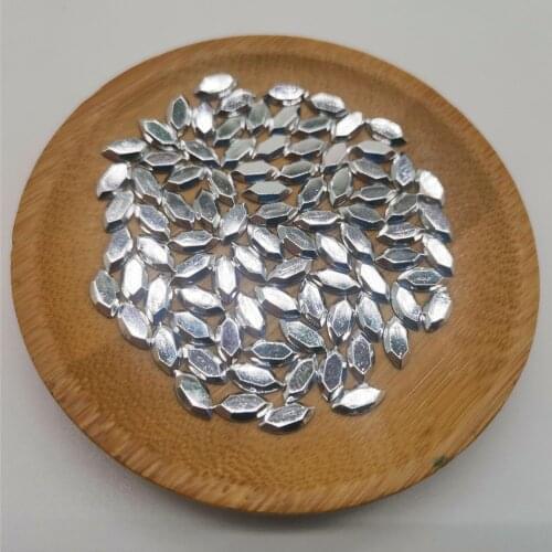 8MM Oval Rhinestuds Flash Silver Rhinestones Hotfix Garment Metal Spike Studs 144Pieces Rhinestone Applique Diamond Crafts