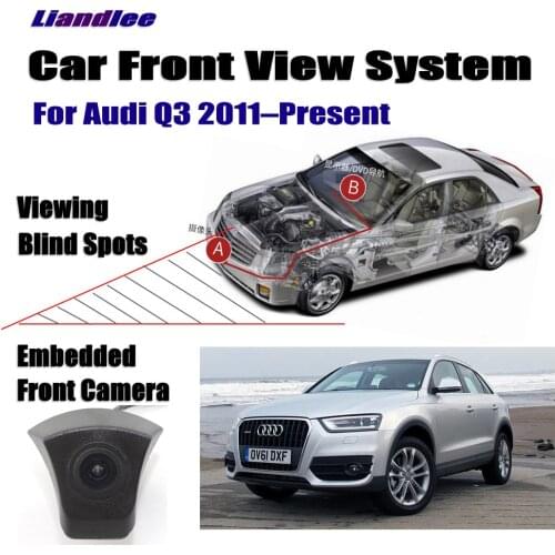 Car Front View Camera For Audi Q3 2011-Present 2012 2013 2014 2015 Not Rear View Backup Parking Camera HD CCD Night Vision