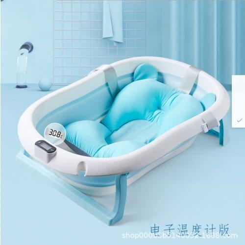 Baby Folding Bathtub Baby Bathtub Household Newborn Thickening Large Child Bathing Tank Bathing Barrel