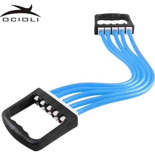 Indoor Sport Chest Expander Puller Workout Exercise Fitness Crossfit Training Resistance Cable Rope Tube Yoga 5 Resistance Bands