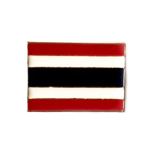 Thai Flag Enamel Brooch Flag Metal Lapel Pin Badge For Backpacks Clothes Jewelry Wholesale