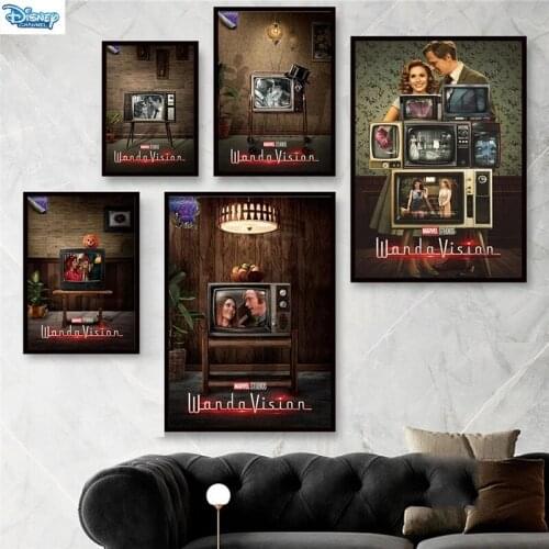Marvel Superhero HD Canvas Painting Vision Film and Television Art Posters and Prints Home Decor Kid Room Decor Picture Cuadros