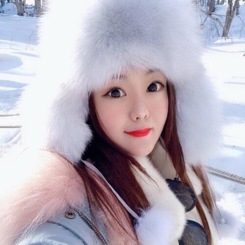 Star Fur 2019 Genuine Silver Fox Fur Hats Men Real Raccoon Fur Lei Feng Cap for Russian Men Bomber Hats with Leather