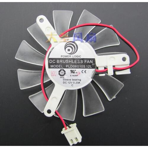 New Original PLD06010S12L 12V 0.20A graphics card fan diameter 42mm pitch 55mm