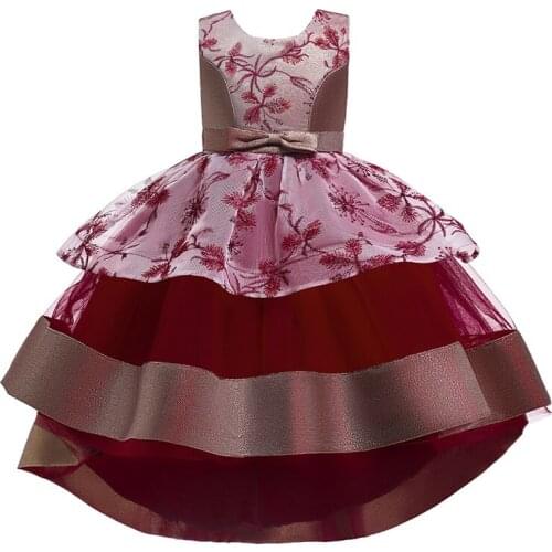 Children Tutu Princess Birthday Party Prom Wedding Bridesmaid Evening Summer Dress Gown Vestidos Baby Girls Clothes 10 Years