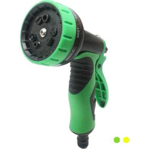Garden Hose Water Gun Water Jet Nozzle 9 Patterns Watering Gun Car Wash Spray Gun