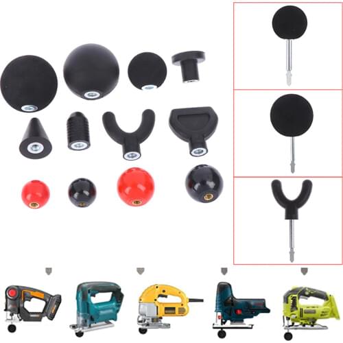 Replaceable Percussion Deep Massage Gun Tips For Jigsaw Massager Bit Tip Set Body Muscle Massager Black/Red