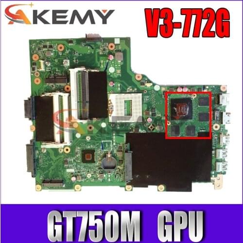 V3-772G motherboard FOR ACER aspire V3-772 V3-772G E1-772G laptop motherboard EA VA70HW GPU GT750M DDR3 100% test work