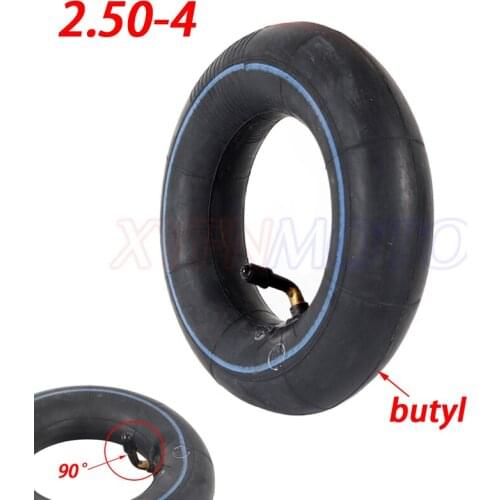 Tire Inner Tube 2.50-4 250-4 250-4 butyl Tire metal valve Tube For Gas & Electric Scooter Bike