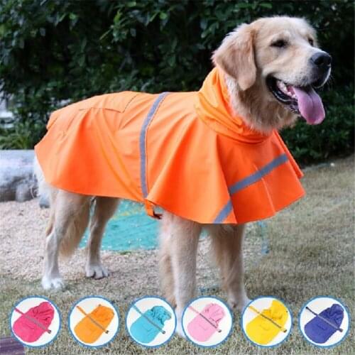 The Legless Pet Poncho Waterproof Snow-proof Reflective Comfortable Can Be Towed Rainy Days Outdoor Dogs Raincoats