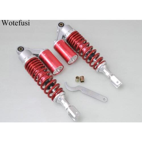 Wotefusi 12 5/8" 12.6" 320mm Air Shock Suspension Absorber Pair For RD 350 RD 250 H2 400 Red [PA86]