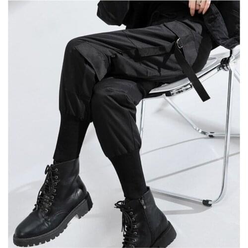 Women Winter Down Cotton Pants Plus Size Black Fashion Thick Warm Female Casual Trousers High Waist Sweatpants X587