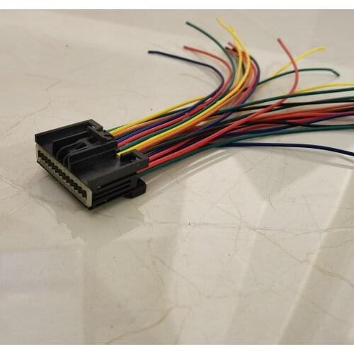 1/2/5/10pcs/lot 26Pin Female Car CD instrument panel plug connector with wire For Ford Focus Mondeo