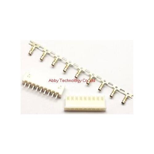 50Set XH2.54 2.54mm 9Pin 9P 180degree Male Pin Header+Terminal+Female Housing XH2.54-9P Connector Kit