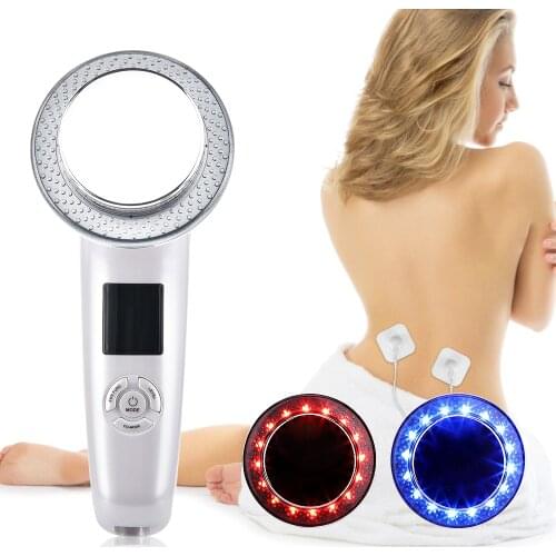 6 in 1 Body Slimming Massager Ultrasonic Cavitation EMS Vibration Infrared Therapy Fat Burner Device Weight Loss Facial Lifting