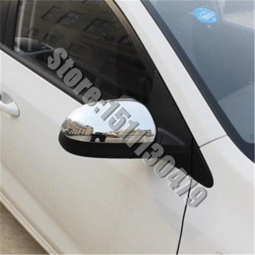 ABS Chrome Rearview mirror cover Trim/Rearview mirror Decoration For KIA Rio/K2 KXcross 2017-2020 Car styling