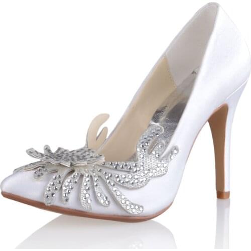 White Lace Ankle Straps Wedding Shoes Handcraft Applique Women Bridal Pumps Evening Party Platforms Heels Sandals Prom Shoes