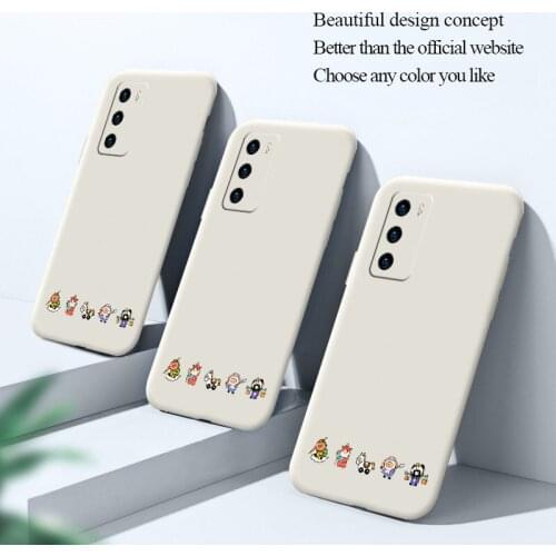 Leisurely Monk Phone Case For Huawei P40 P40Lite P30 P20 Mate 40 40Pro 30 20 Pro Lite P Smart 2021 Y7a Liquid Silicone Cover