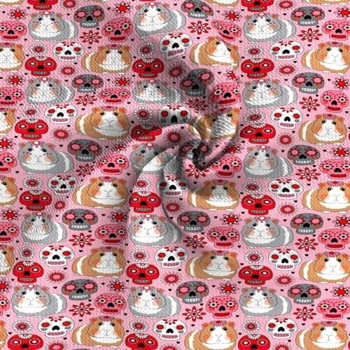 David angie 50*140cm Flower Bullet Jacquard Twill Bubble Knit Fabric for Tissue Kids Home Textile for Sewing Doll Crafts,c12387